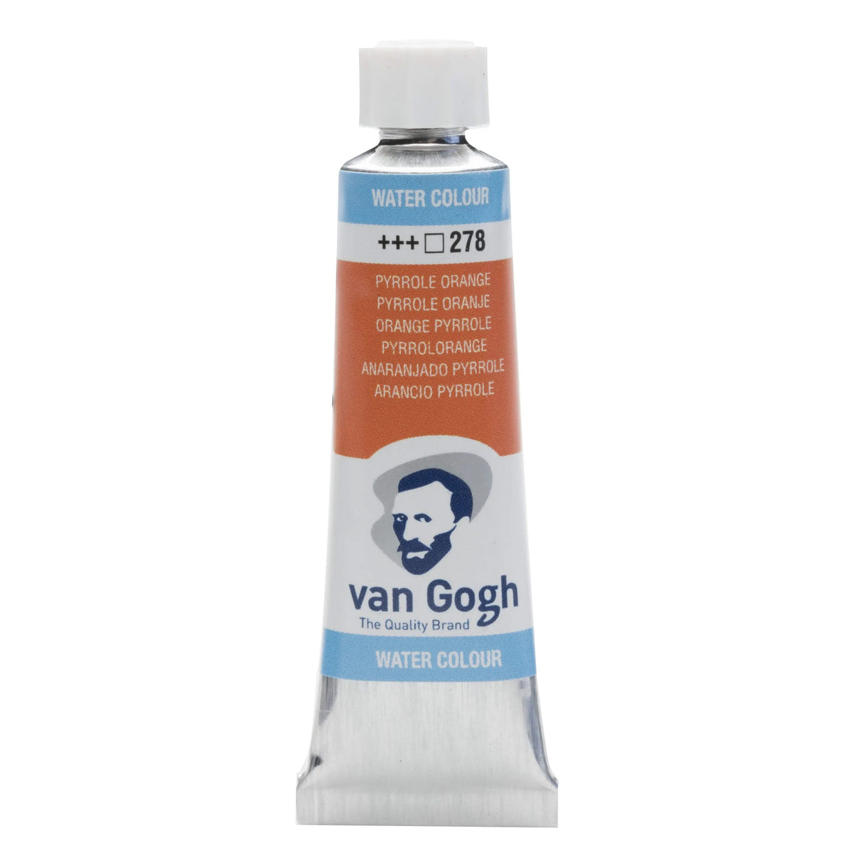 Van Gogh Aquarellfarbe Tube 10 ml Pyrrolorange 278 - Kidis Art