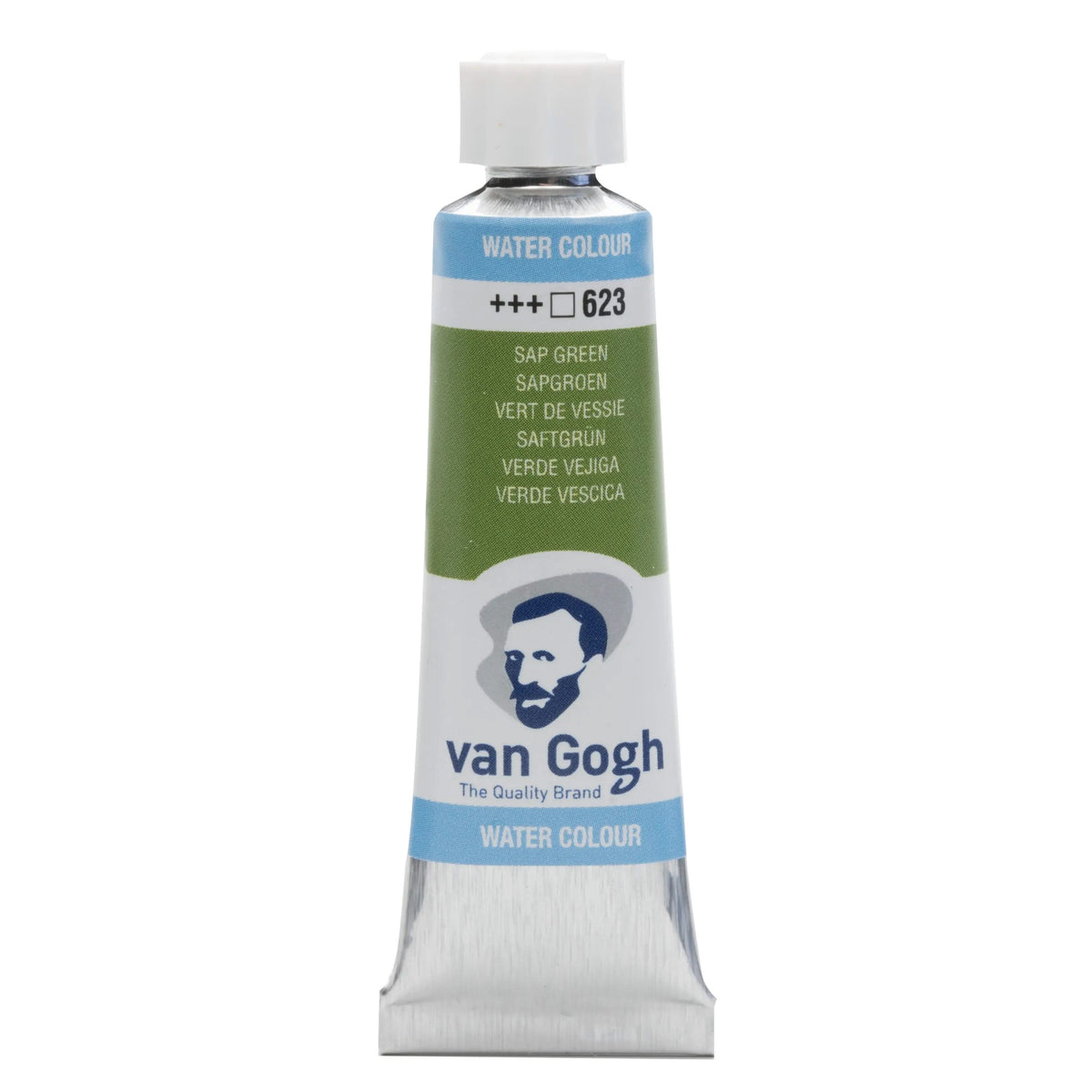 Van Gogh Aquarellfarbe Tube 10 ml Saftgrün 623 - Kidis Art