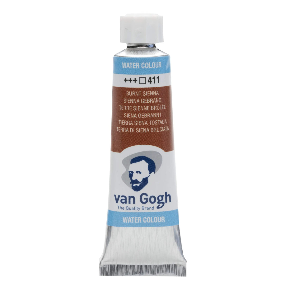 Van Gogh Aquarellfarbe Tube 10 ml Siena Gebrannt 411 - Kidis Art
