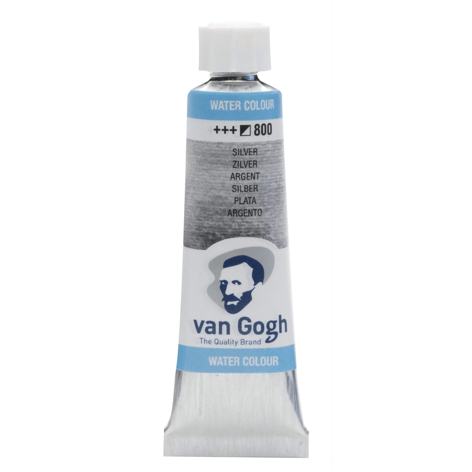 Van Gogh Aquarellfarbe Tube 10 ml Silber 800 - Kidis Art
