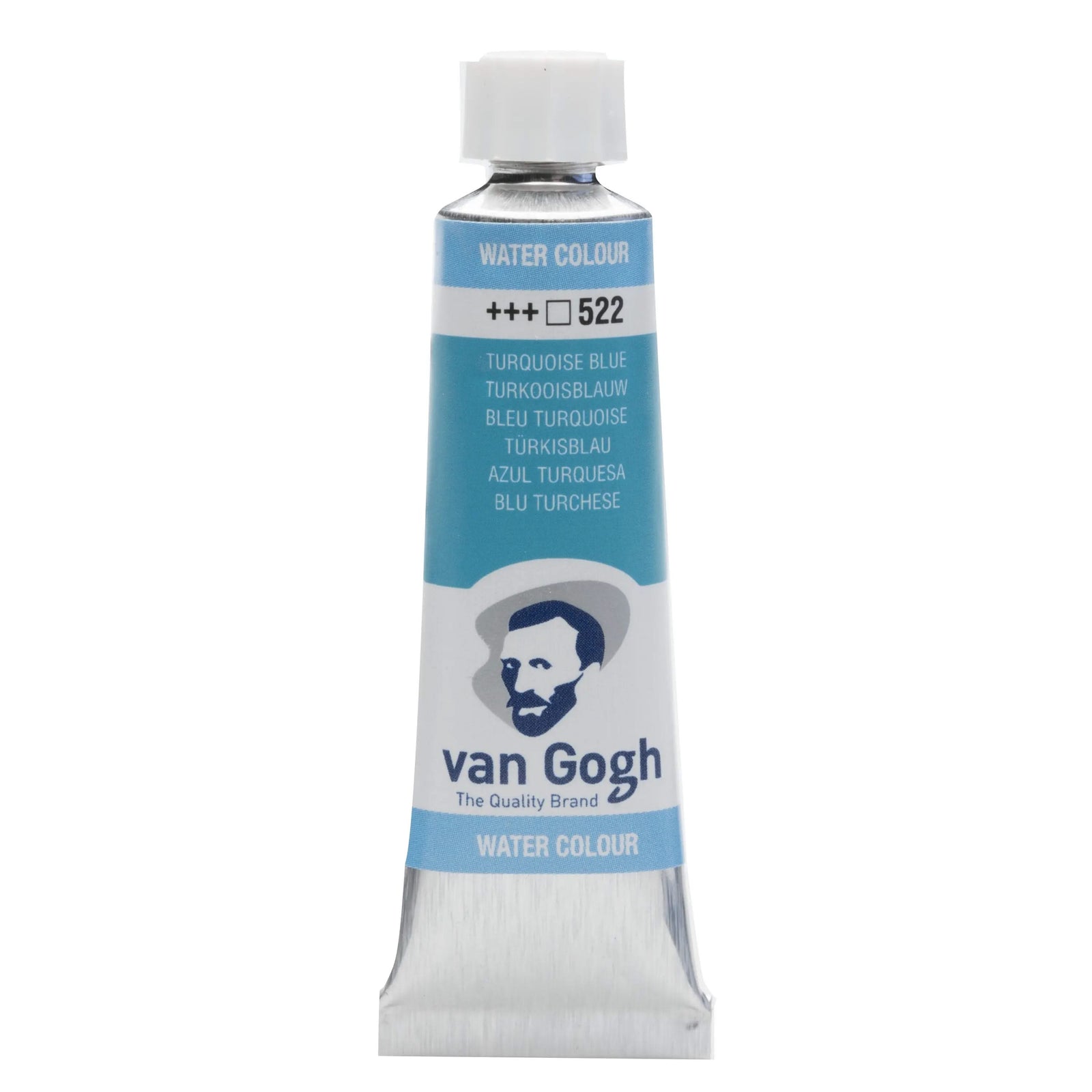Van Gogh Aquarellfarbe Tube 10 ml Türkisblau 522 - Kidis Art