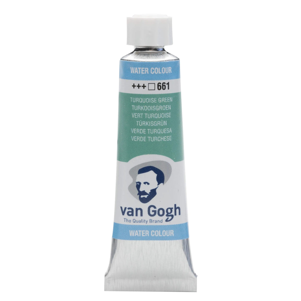 Van Gogh Aquarellfarbe Tube 10 ml Türkisgrün 661 - Kidis Art