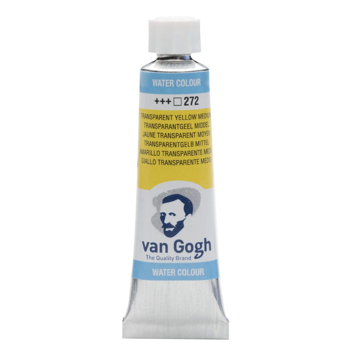 Van Gogh Aquarellfarbe Tube 10 ml Transparentgelb Mittel 272 - Kidis Art