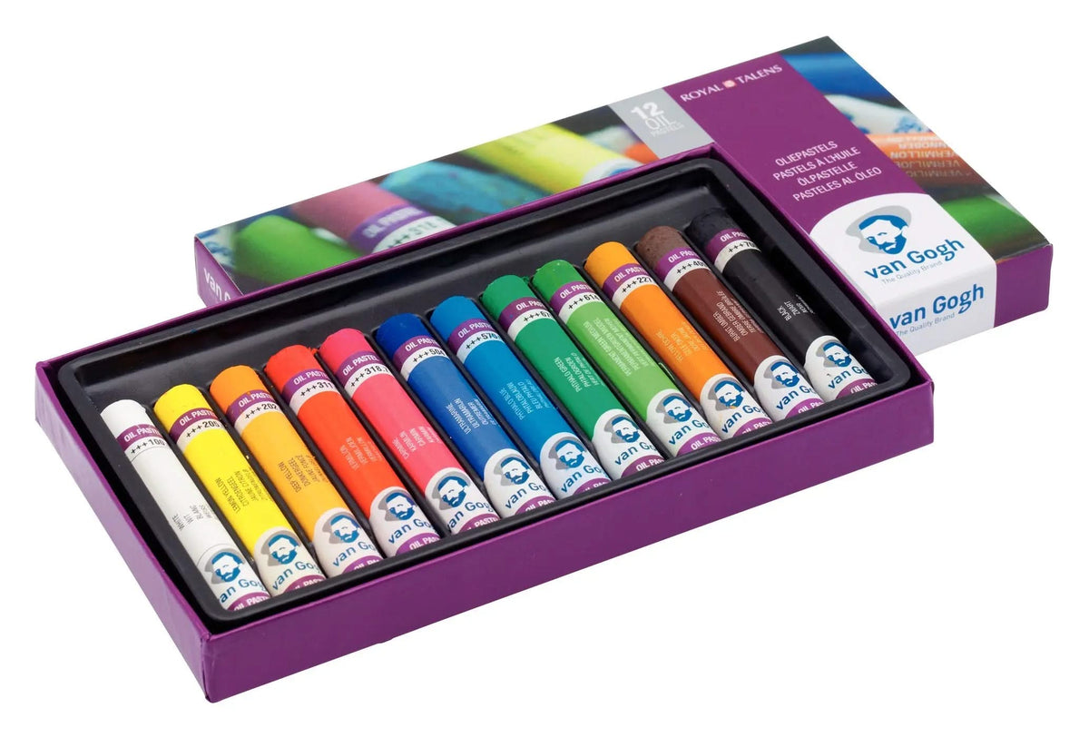 Van Gogh Starter-Set Öl-Pastelle mit 12 Farben - Kidis Art