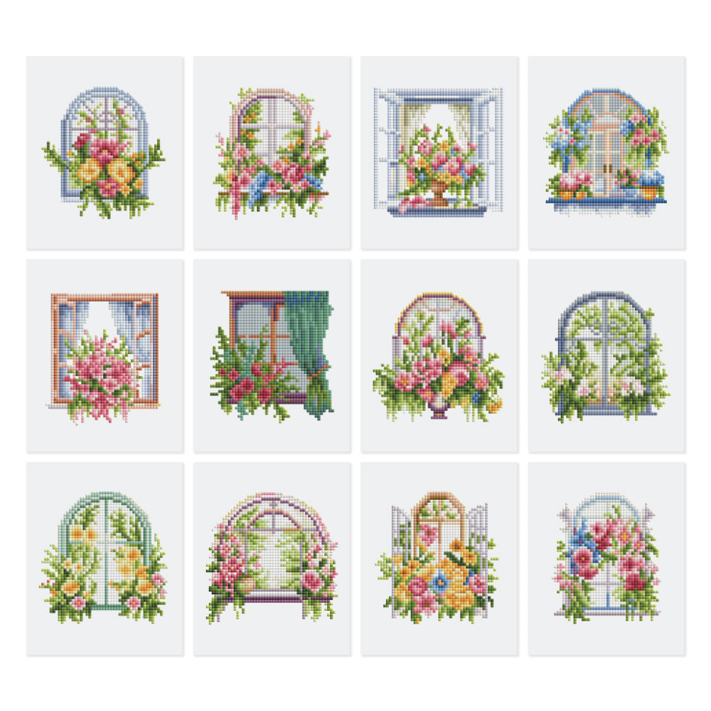 Mini-Serie Diamond Painting – Fenster - Kidis Art