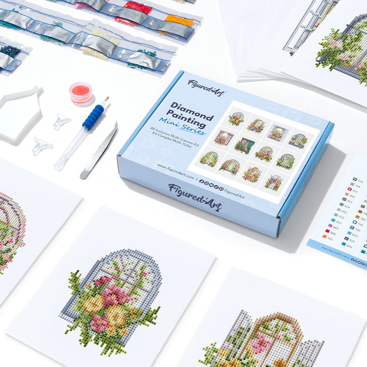 Mini-Serie Diamond Painting – Fenster - Kidis Art