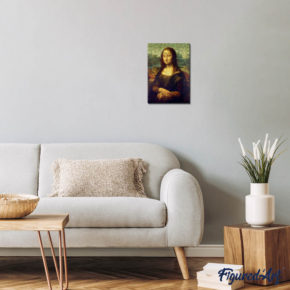 Holzpuzzle 2D Design – Mona Lisa von Leonardo da Vinci - Kidis Art