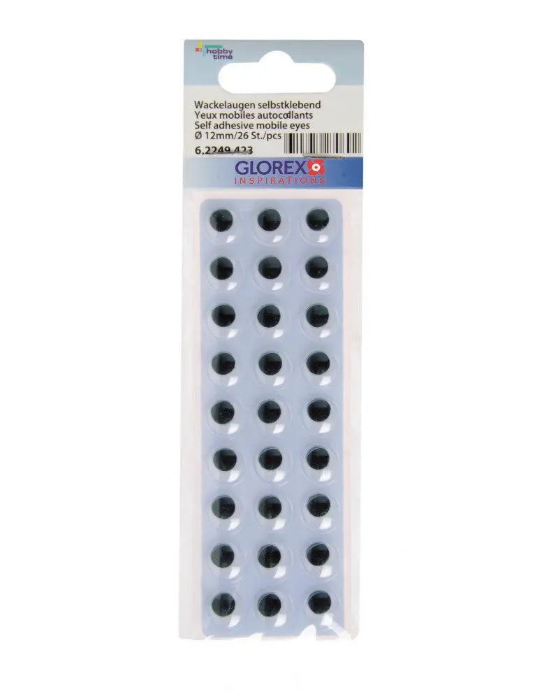 Wackelaugen 12mm rund SB 27St
