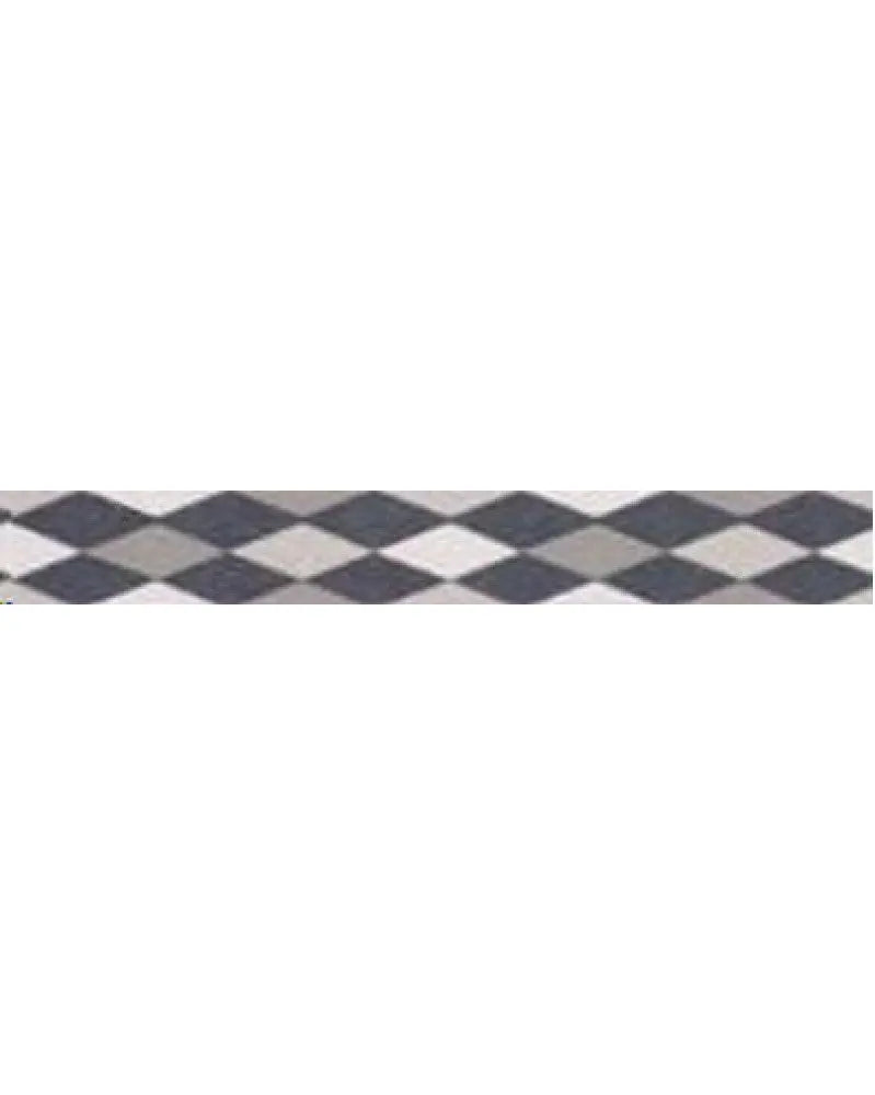 Washi-Tape 15mmx10m Raute, schwarz-weiss