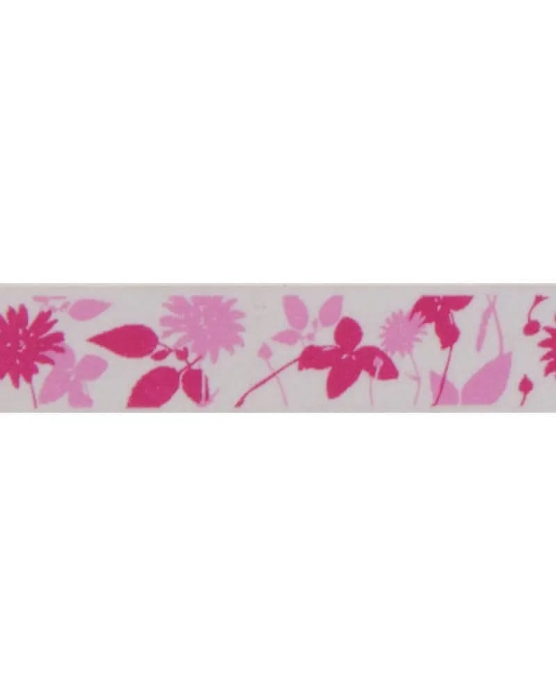 Washi-Tape Blumen rosa 15mmx10m - Kidis Art