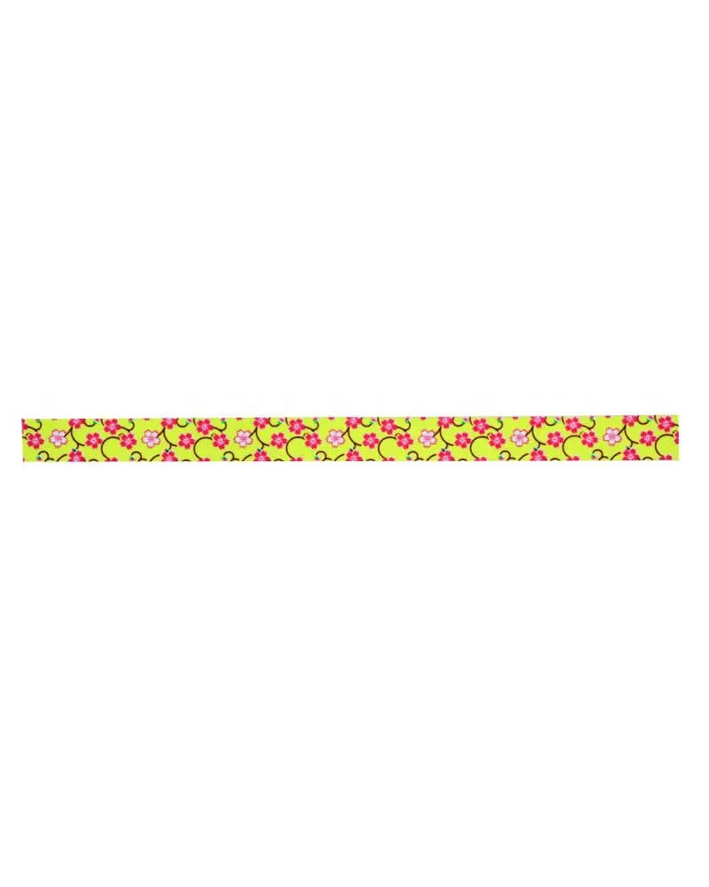 Washi-Tape Blumenranke grün/ rosa 15mmx10m - Kidis Art