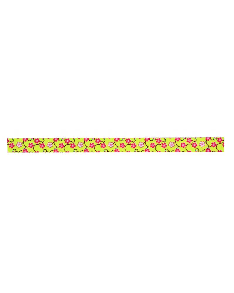 Washi-Tape Blumenranke grün/ rosa 15mmx10m