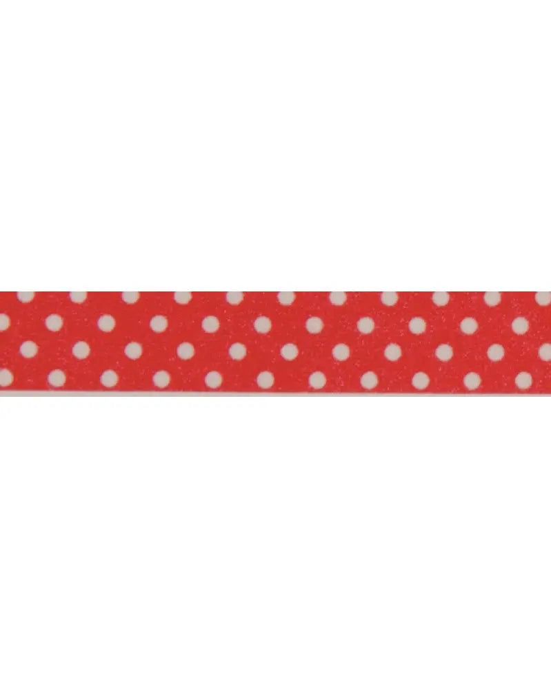 Washi-Tape Gepunktet rot 15mmx10m