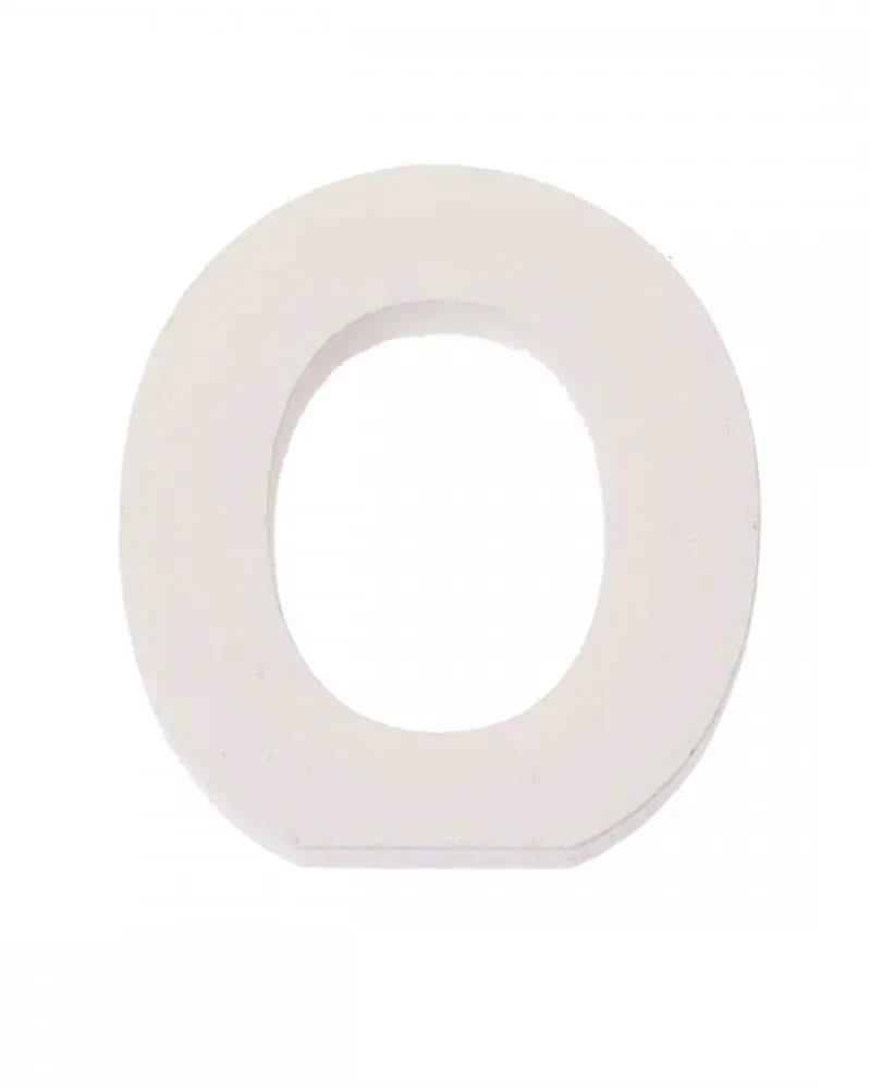 Zahl 0 MDF 5,5x0,9cm 1St - Kidis Art
