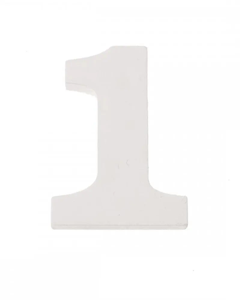 Zahl 1 MDF 5,5x0,9cm 1St