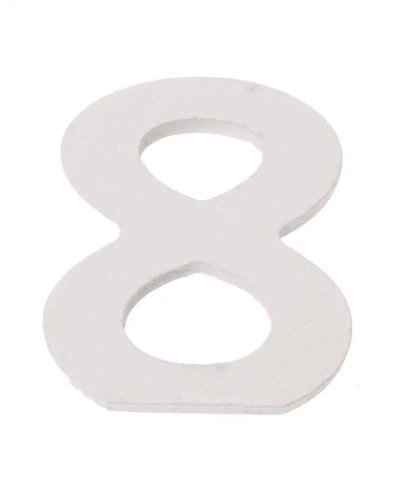 Zahl 8 MDF 5,5x0,9cm 1St - Kidis Art