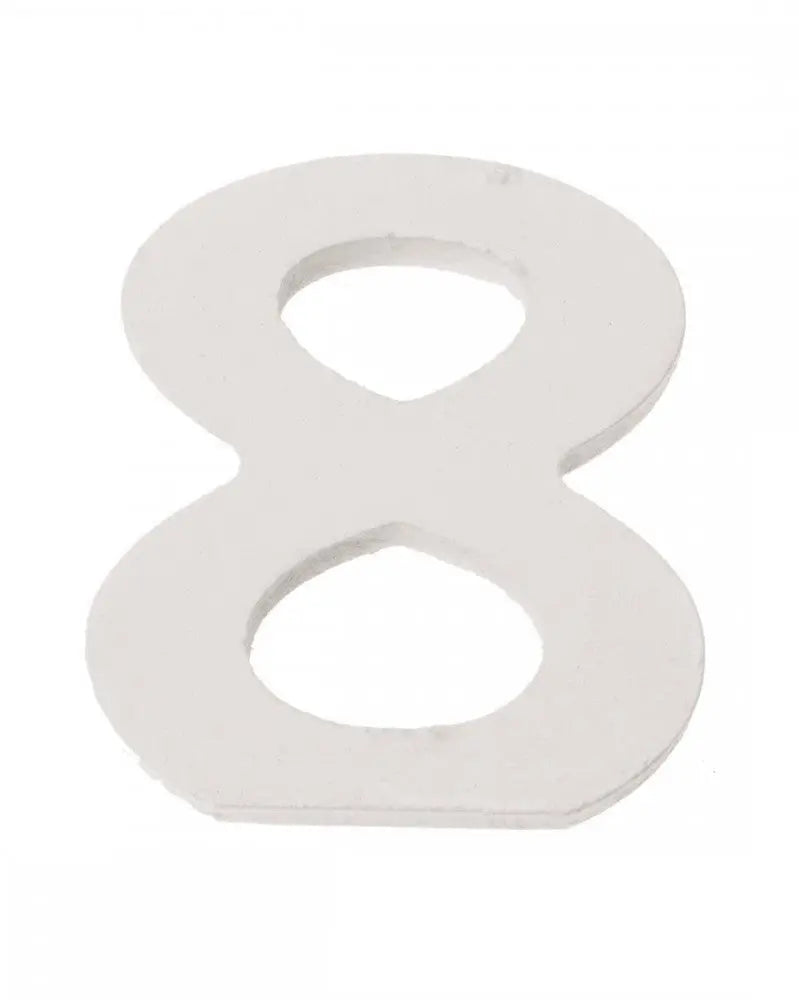 Zahl 8 MDF 5,5x0,9cm 1St