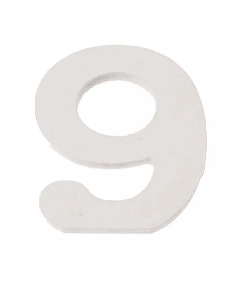 Zahl 9 MDF 5,5x0,9cm 1St - Kidis Art