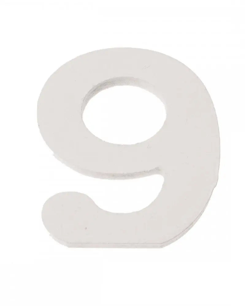 Zahl 9 MDF 5,5x0,9cm 1St