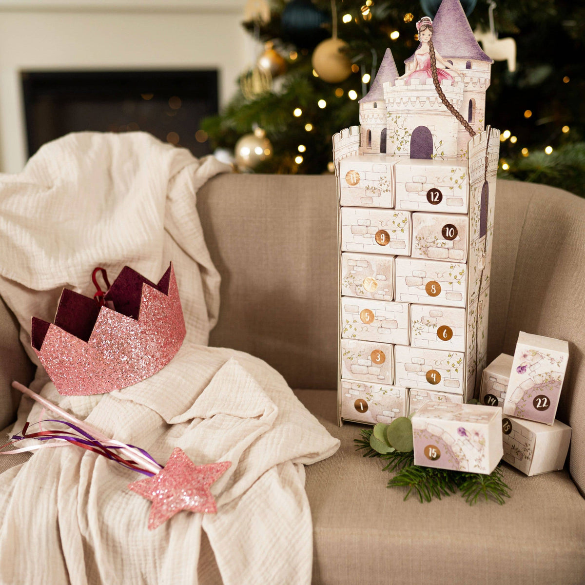 Adventskalender Bastelset - Rapunzels Turm