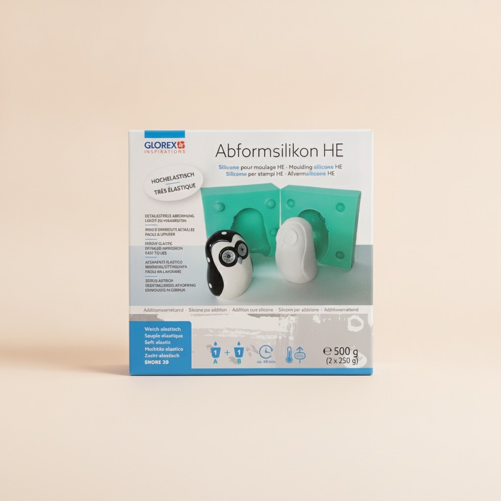 Abformsilikon hochelastisch Additionsvernetzend 2x250g - Kidis Art