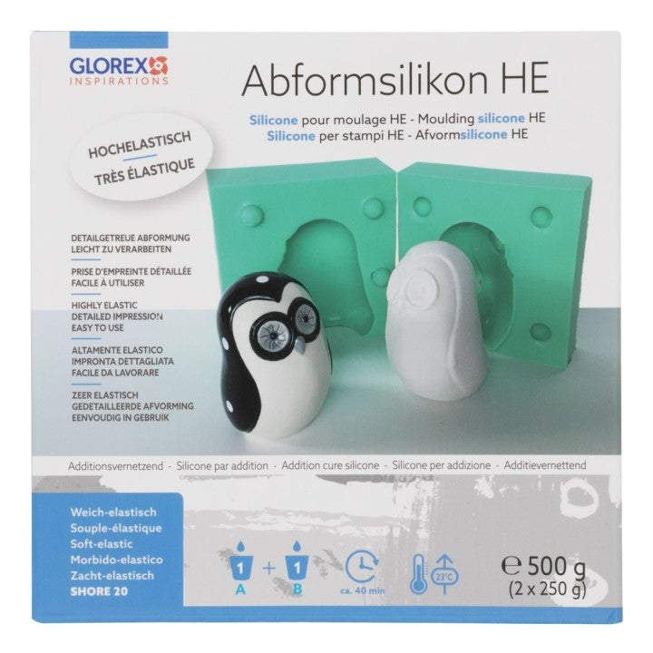 Silicone de moulage à polymérisation par addition, très élastique, 2 x 250 g