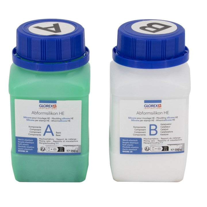 Silicone de moulage à polymérisation par addition, très élastique, 2 x 250 g