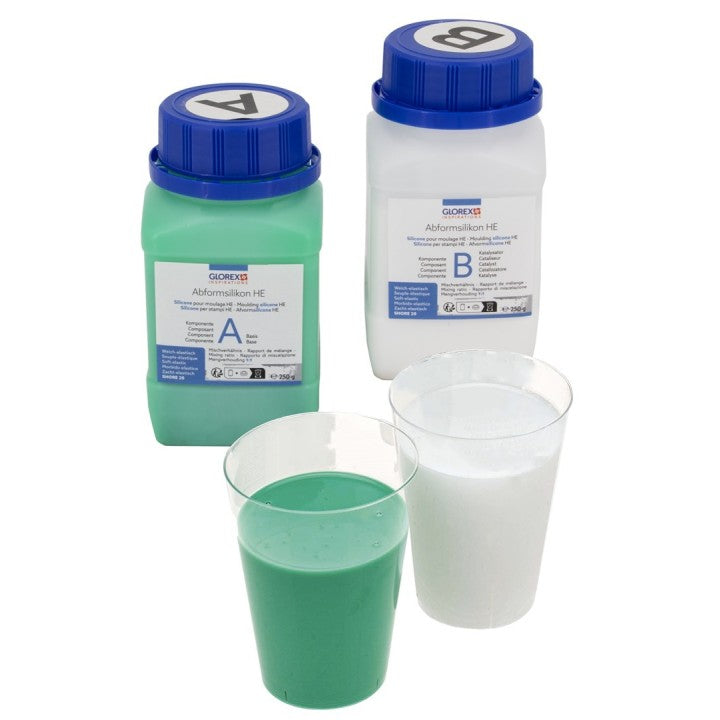 Silicone de moulage à polymérisation par addition, très élastique, 2 x 250 g