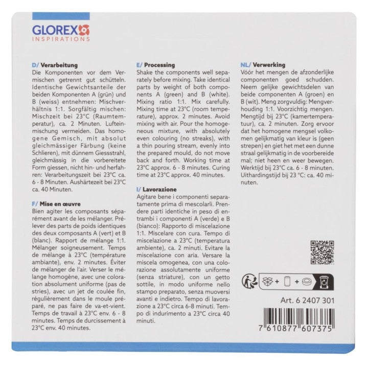 Silicone de moulage à polymérisation par addition, très élastique, 2 x 250 g