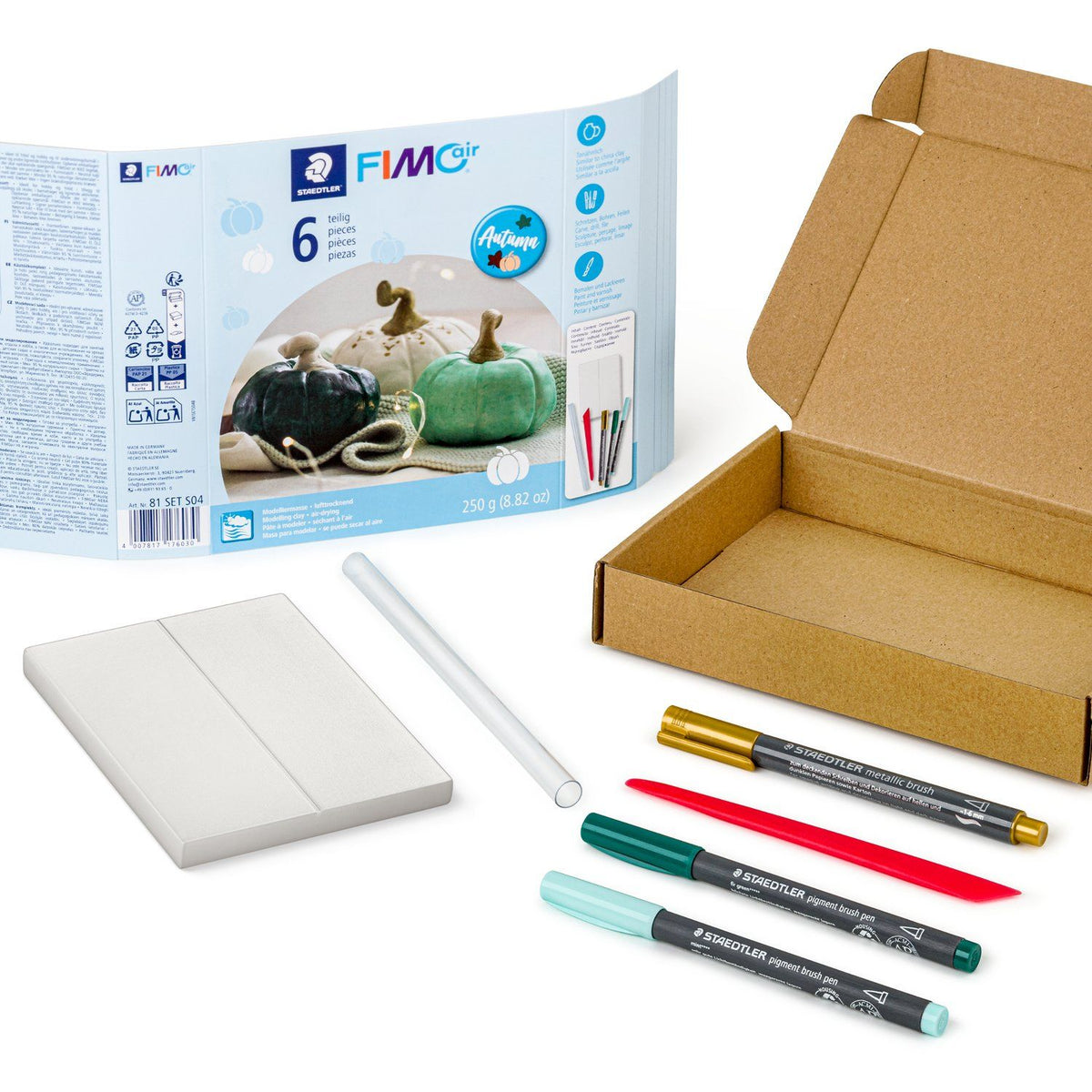 FIMO AIR® Herbst Kürbis 6-Teilig - Kidis Art