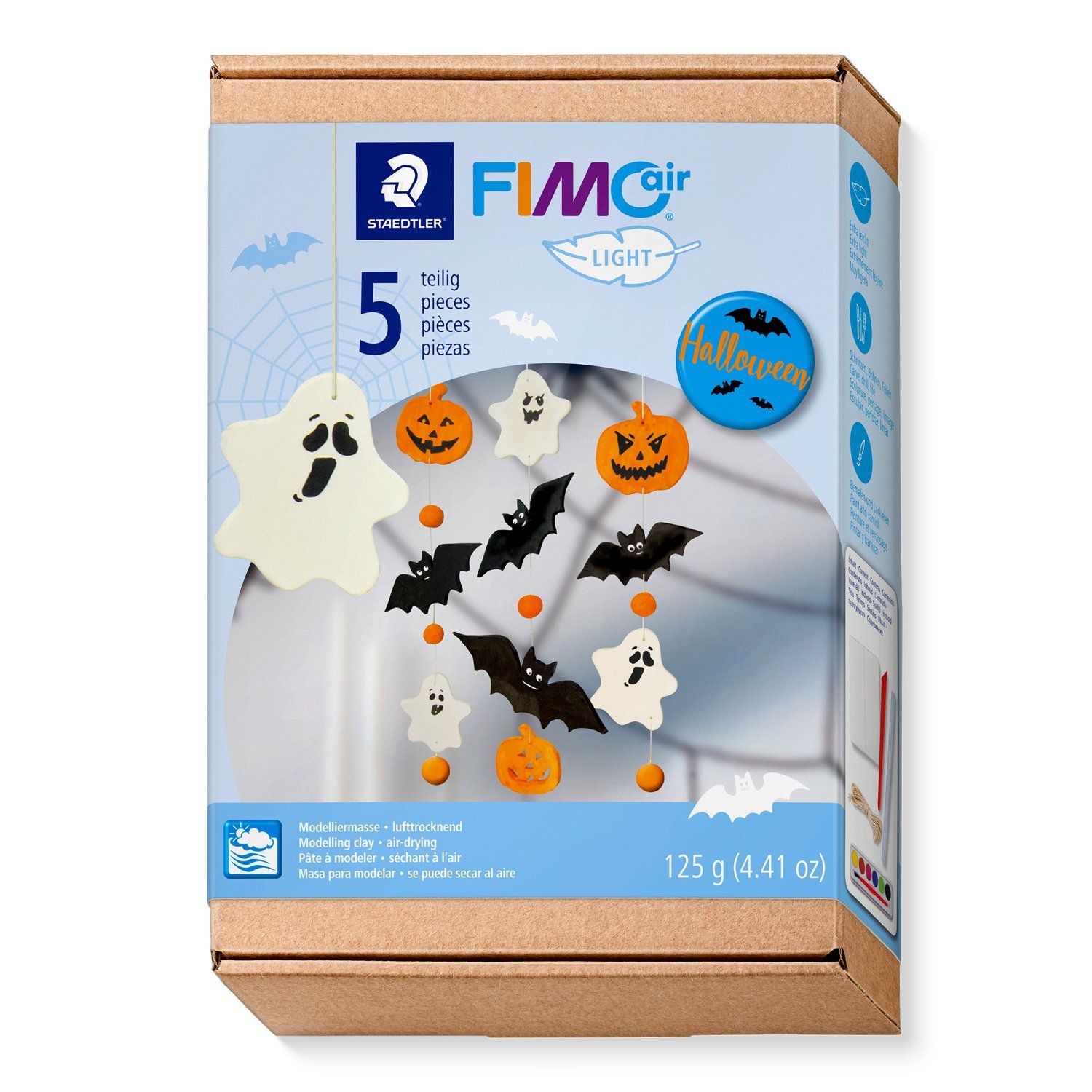 FIMO AIR® Halloween Geister 5-Teilig - Kidis Art