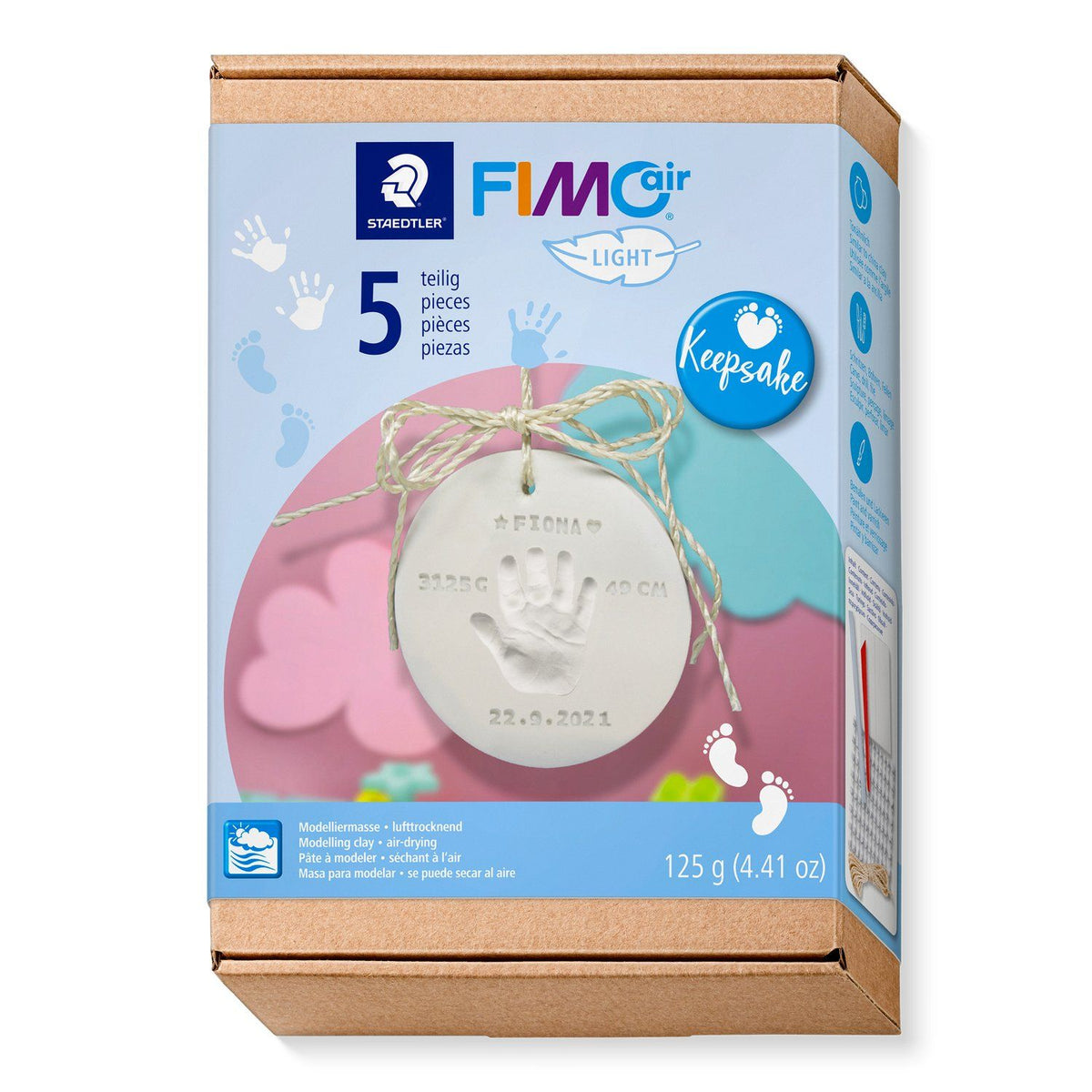 FIMO AIR® Modelierset "Errinerungsstück" 5-Teilig - Kidis Art