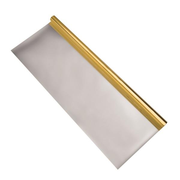 Alufolie doppels. kaschiert 50x78cm, 1 Rolle, gold/silber - Kidis Art