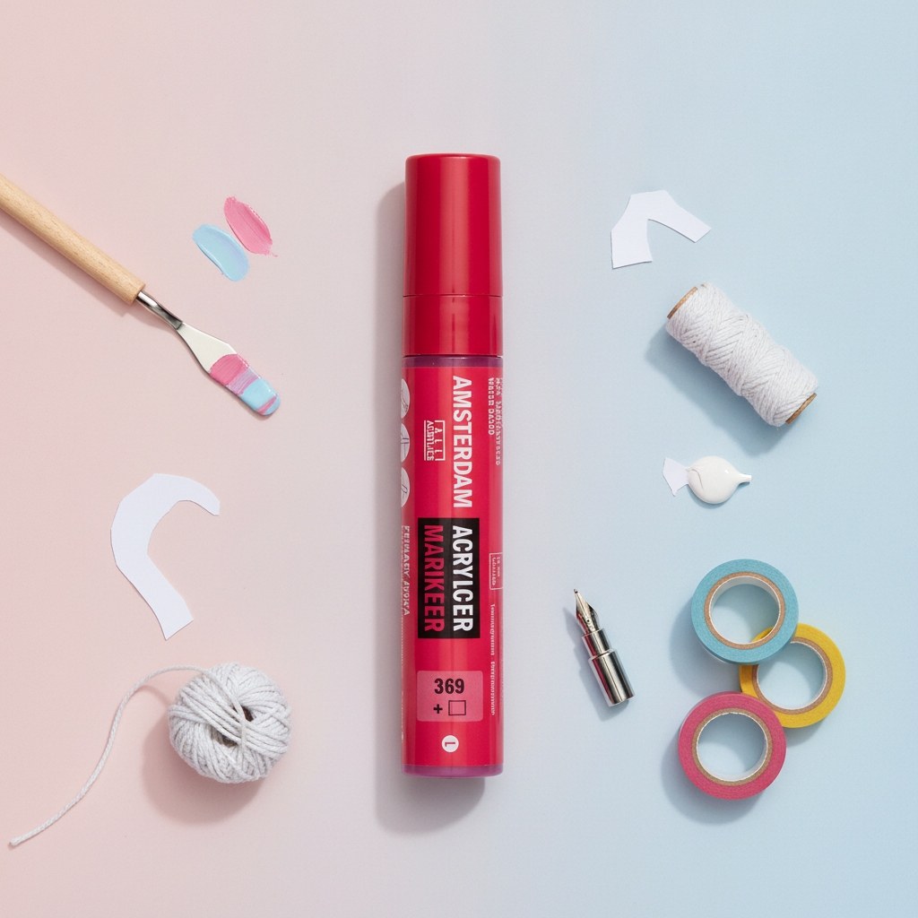 Amsterdam Acrylic Marker 15 mm Primärmagenta 369 - Kidis Art