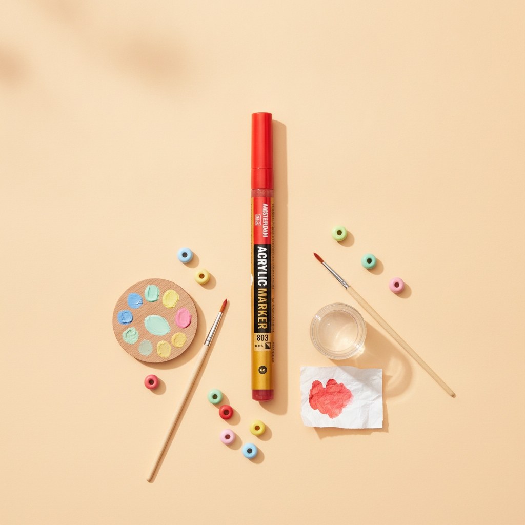 Amsterdam Acrylic Marker 2 mm Gold 803 - Kidis Art