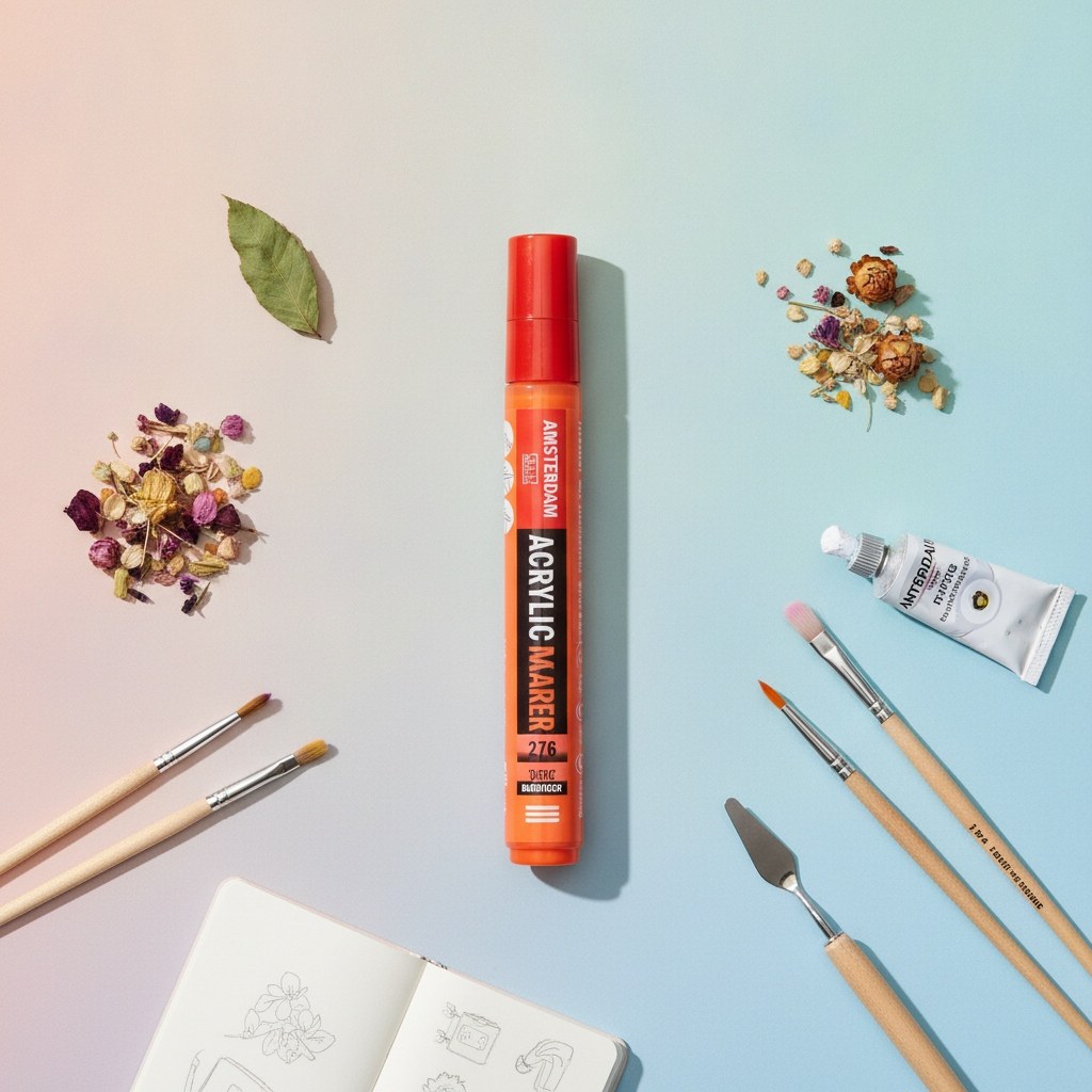 Amsterdam Acrylic Marker 4 mm Azo-Orange 276 - Kidis Art