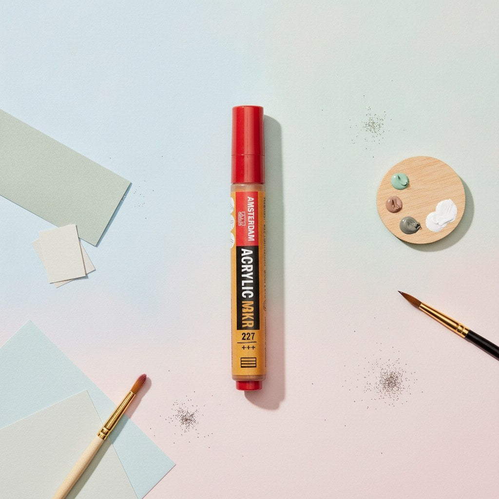 Amsterdam Acrylic Marker 4 mm Gelber Ocker 227 - Kidis Art