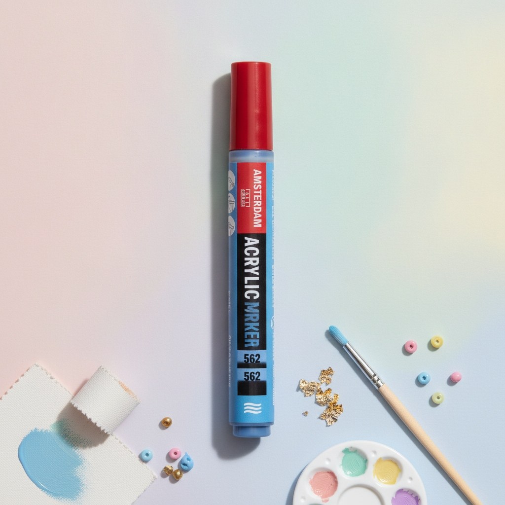Amsterdam Acrylic Marker 4 mm Graublau 562 - Kidis Art