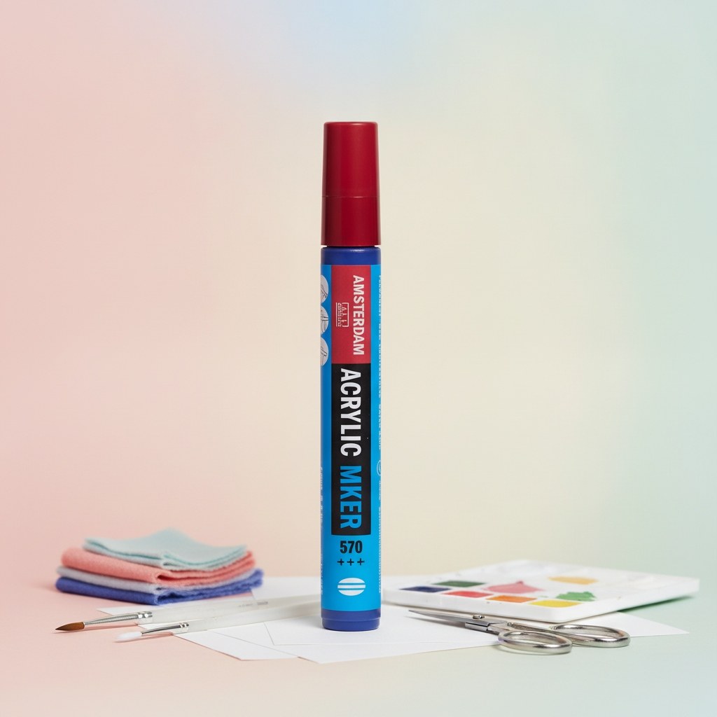 Amsterdam Acrylic Marker 4 mm Phthaloblau 570 - Kidis Art