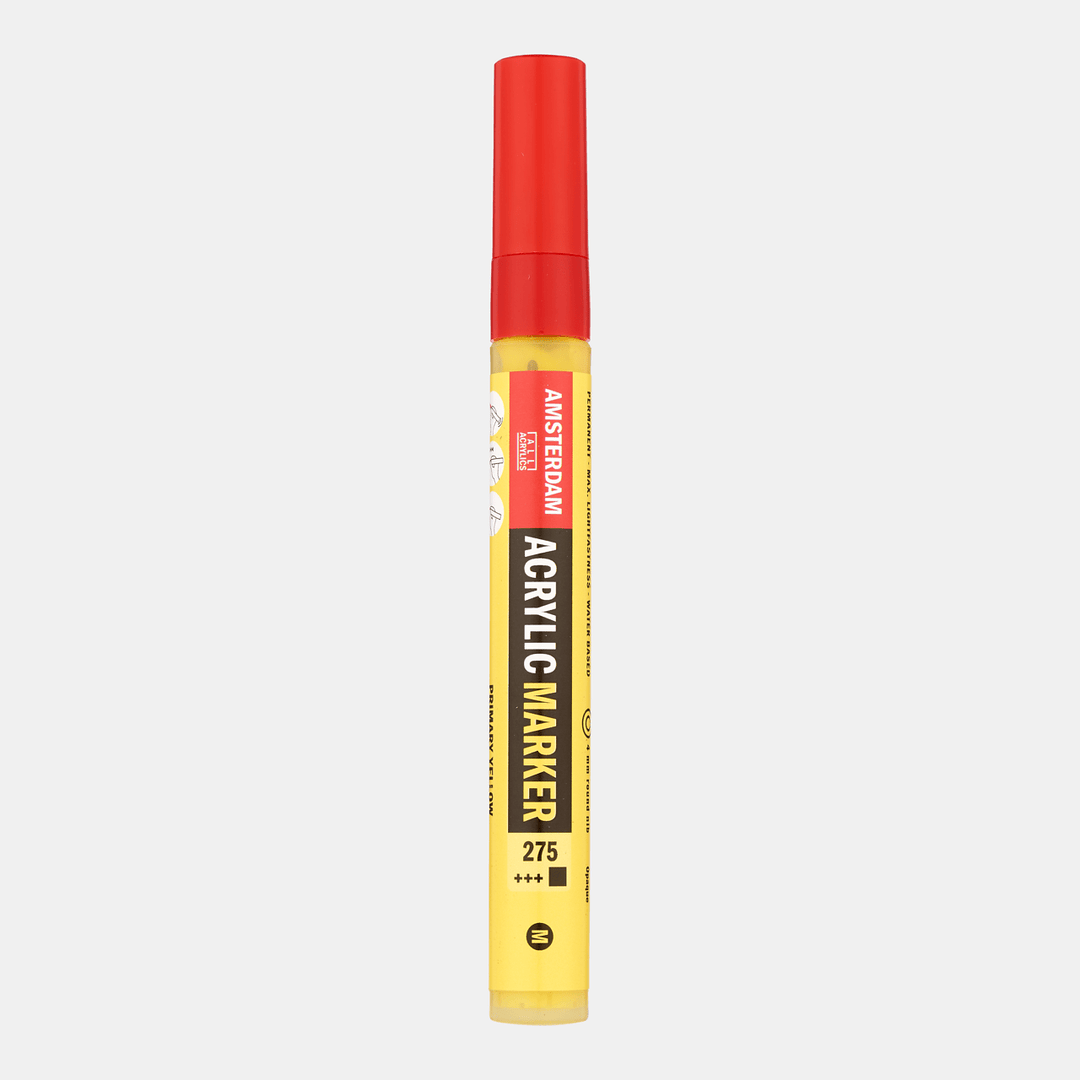 Amsterdam Acrylic Marker 4 mm Primärgelb 275 - Kidis Art