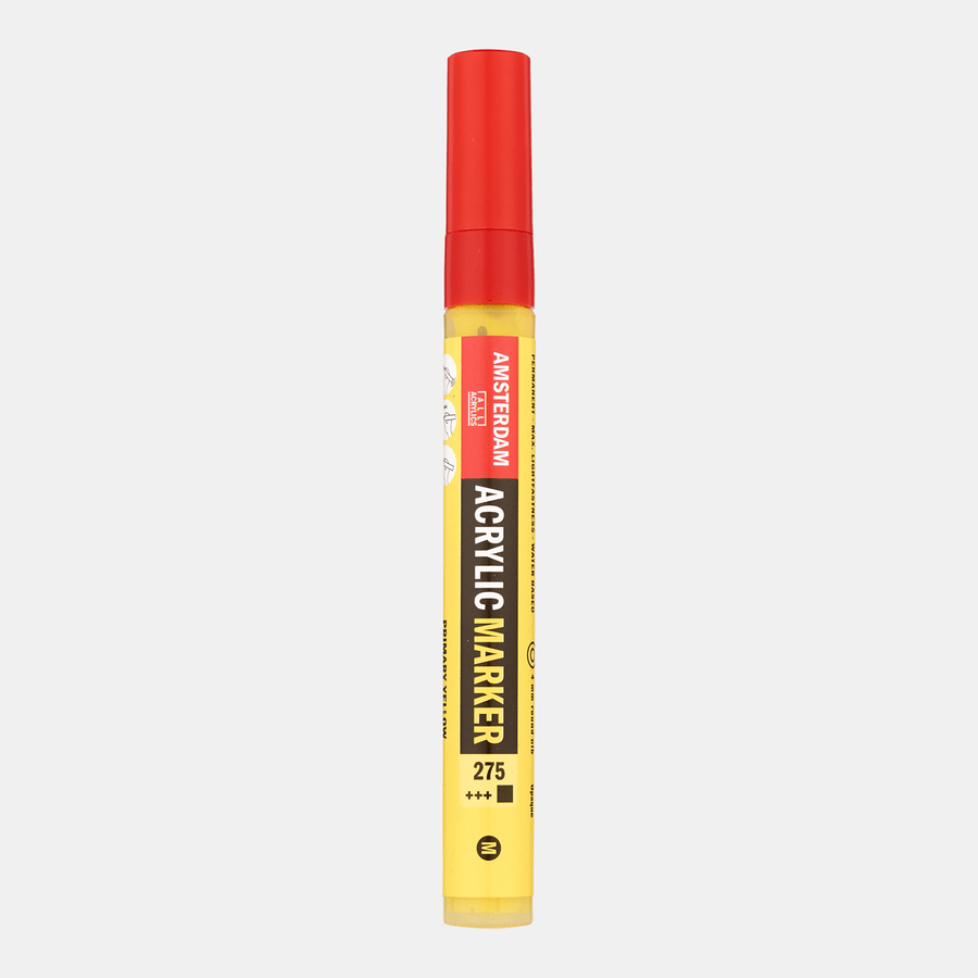 Amsterdam Acrylic Marker 4 mm Primärgelb 275 - Kidis Art