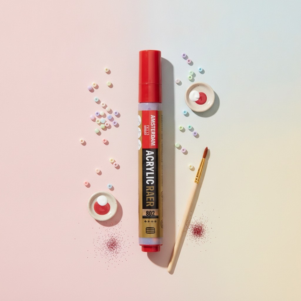 Amsterdam Acrylic Marker 4 mm Reichgold 802 - Kidis Art