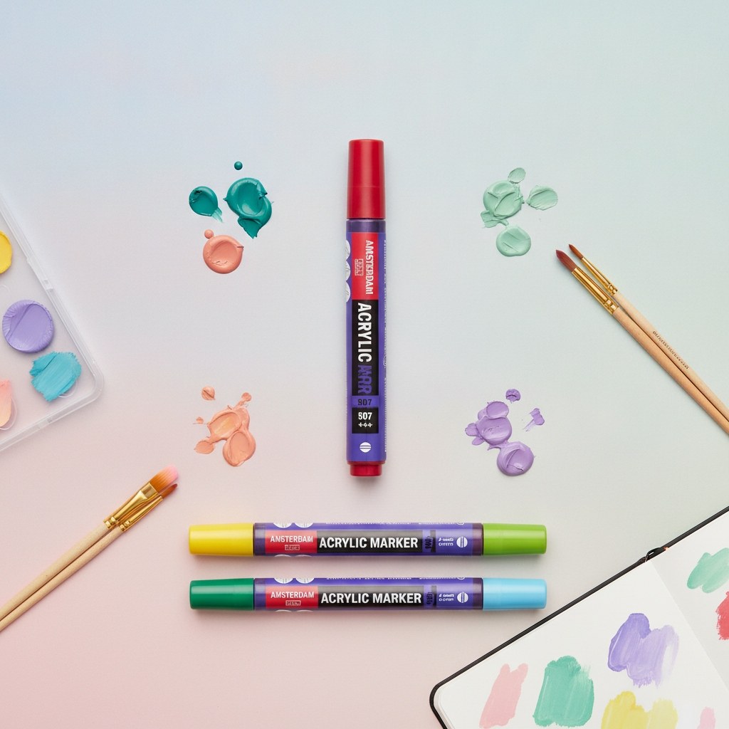 Amsterdam Acrylic Marker 4 mm Ultramarinviolett 507 - Kidis Art