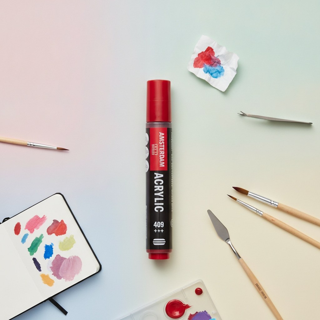 Amsterdam Acrylic Marker 4 mm Umbra Gebrannt 409 - Kidis Art