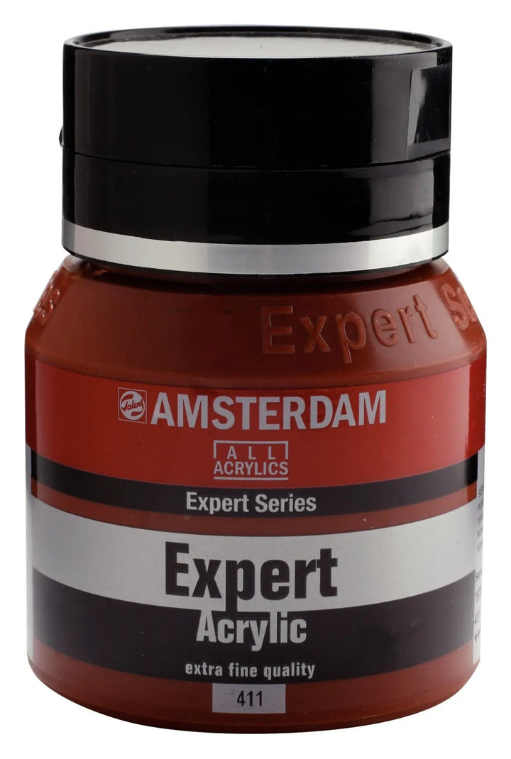 Amsterdam Expert Series Acrylfarbe Flasche 400 ml Siena Gebrannt 411 - Kidis Art