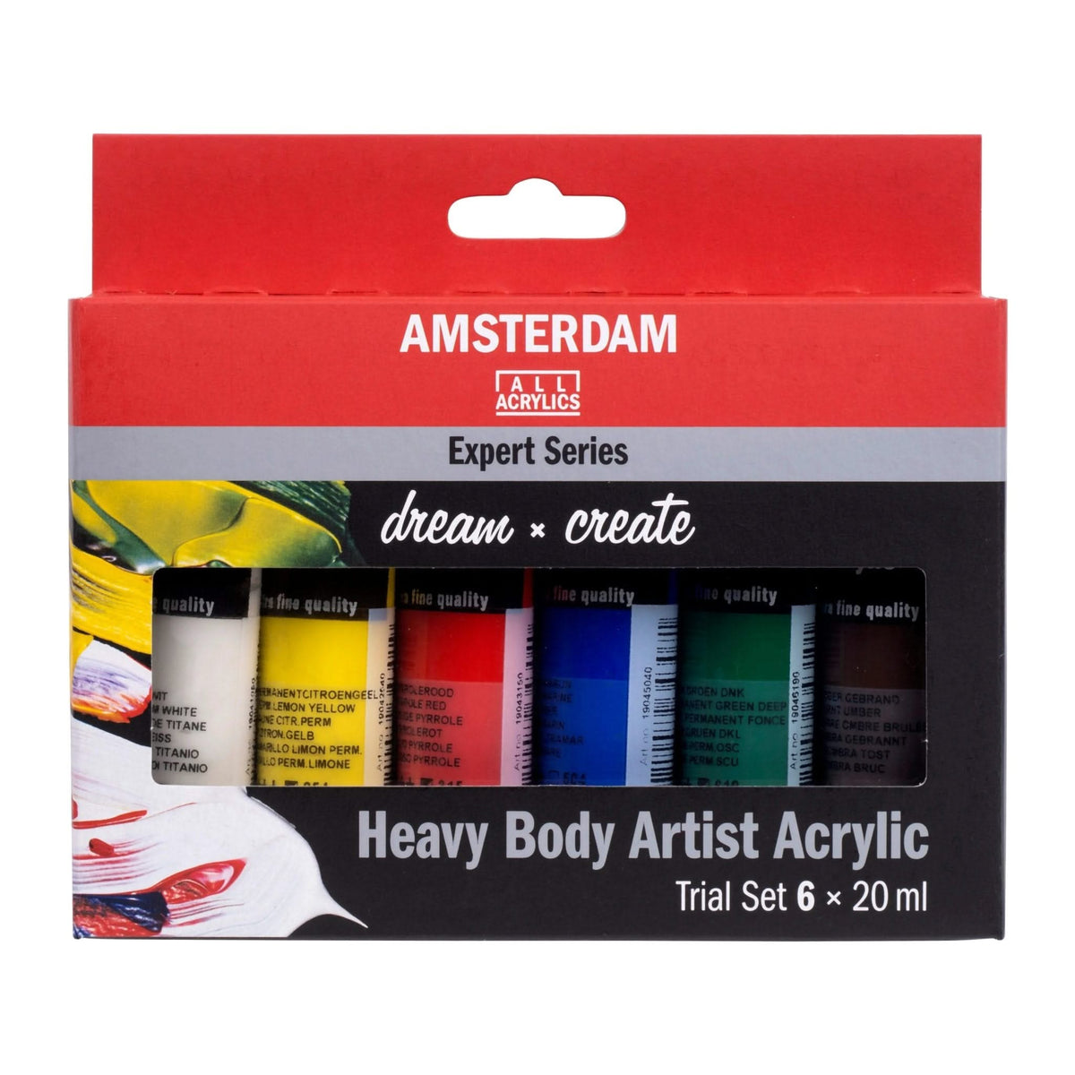 Amsterdam Expert Series Acrylfarbe Probierset | 6 x 20 ml - Kidis Art