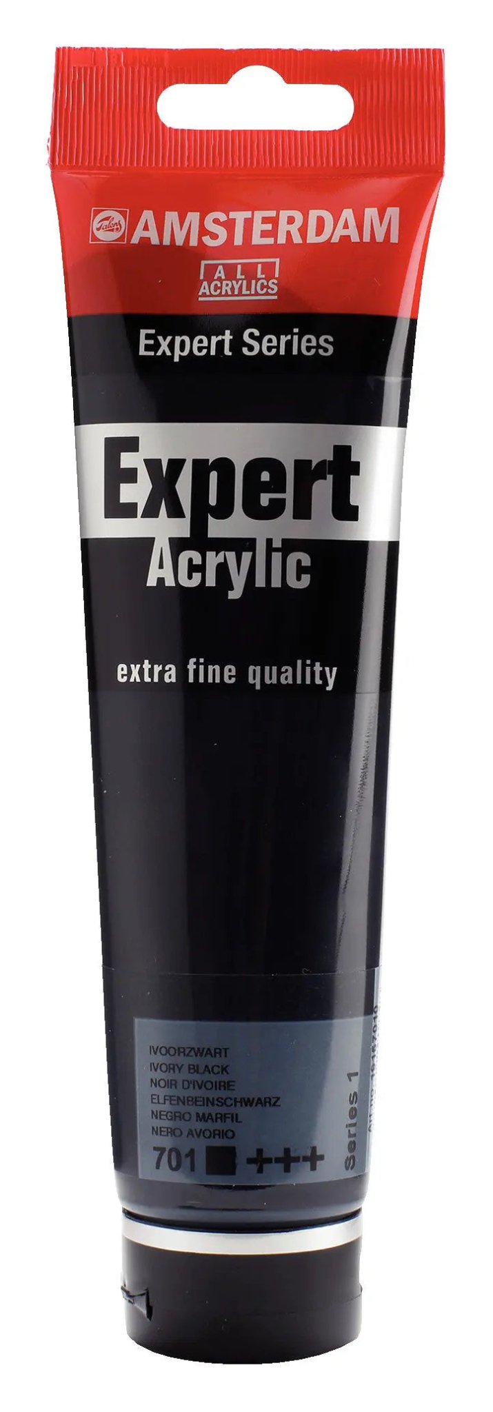 Amsterdam Expert Series Acrylfarbe Tube 150 ml Elfenbeinschwarz 701 - Kidis Art