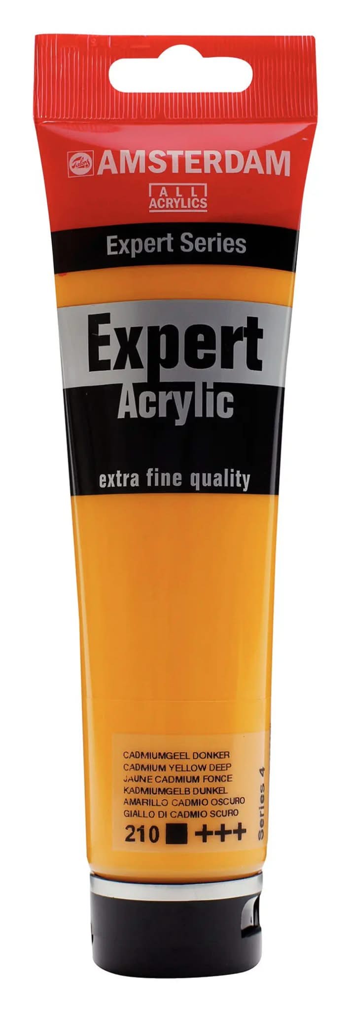 Amsterdam Expert Series Acrylfarbe Tube 150 ml Kadmiumgelb Dunkel 210 - Kidis Art