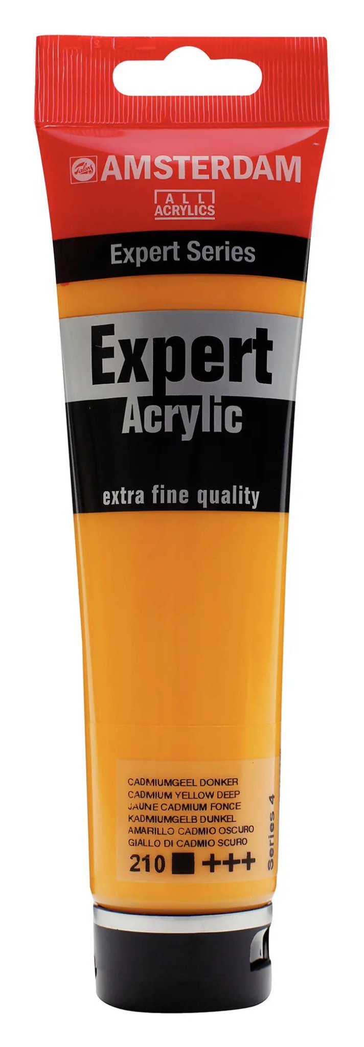 Amsterdam Expert Series Acrylfarbe Tube 150 ml Kadmiumgelb Dunkel 210 - Kidis Art