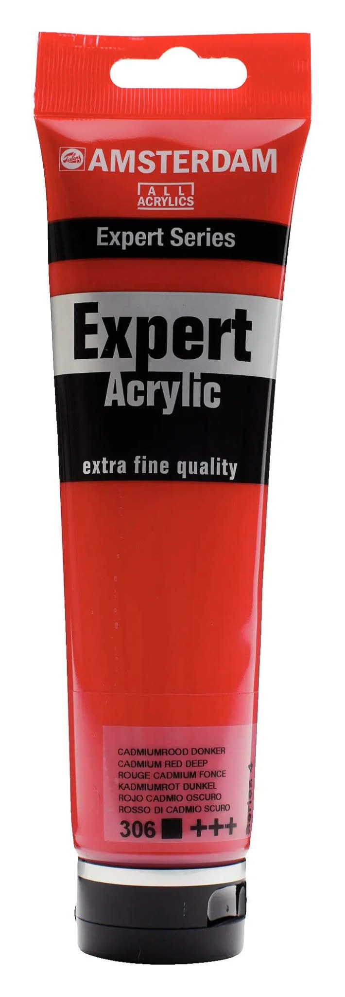 Amsterdam Expert Series Acrylfarbe Tube 150 ml Kadmiumrot Dunkel 306 - Kidis Art